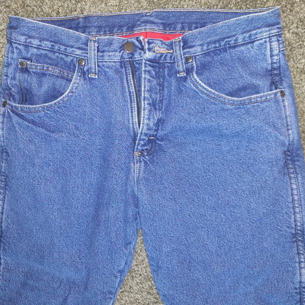 Wrangler Rugged Fleece Lined Jeans 32x30 Workwear - Picture 3 of 10